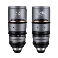 Laowa Sunlight Kit 2X Anamorphic Zoom 2-Lenti 40-80mm.70-135mm Ambra PL Cine